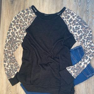 Long sleeve Leopard Shirt